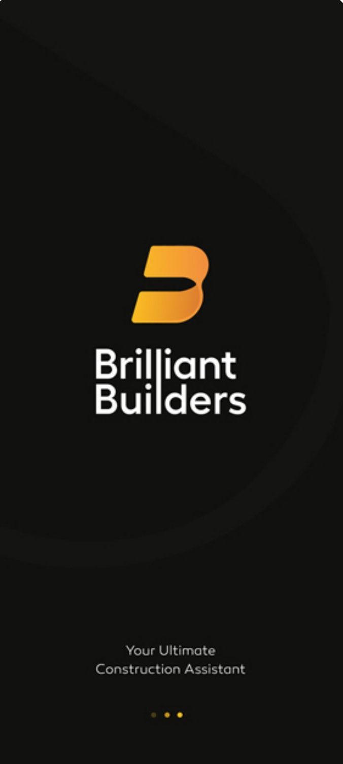 Brilliant Builders app splash screen